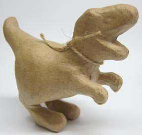 Pappmaché-Figur Tyrannosaurus S